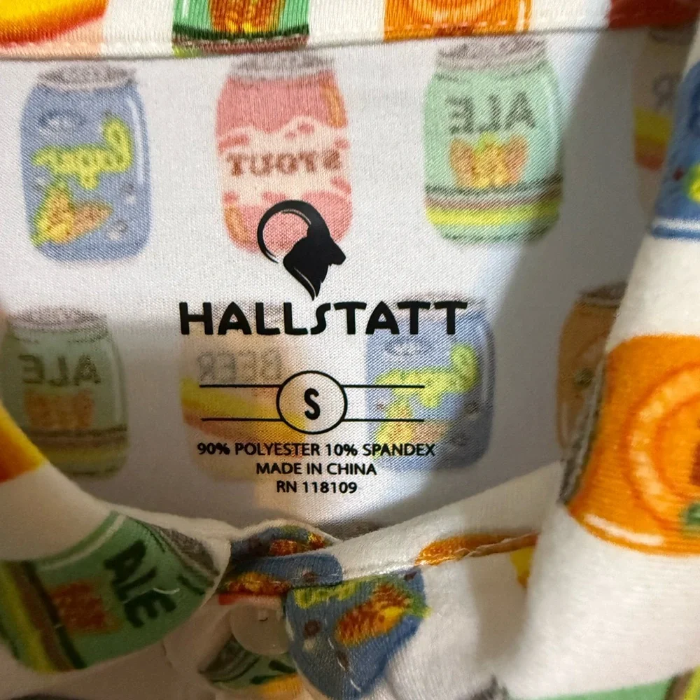 Hallstatt Multicolor Pattern Men's Shirt - Picture 2 of 5
